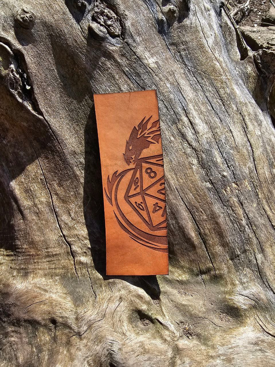 Custom Leather Bookmark