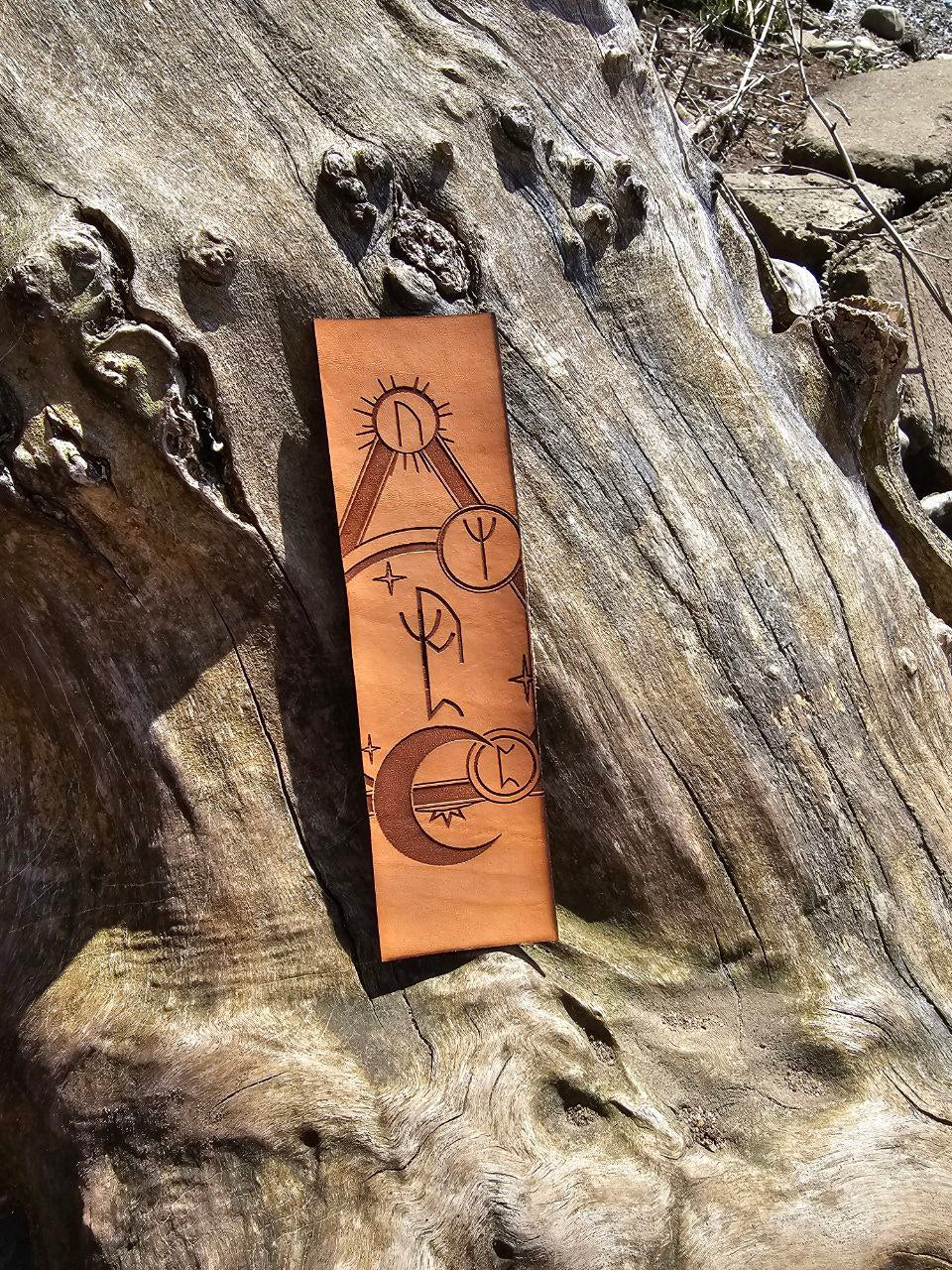 Custom Leather Bookmark